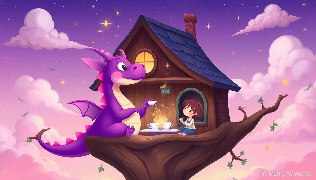 Magical story scene