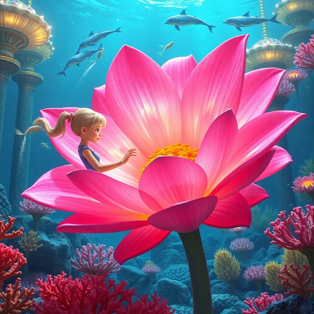 Story illustration for Sophia and the Enchanted Forest Adventure