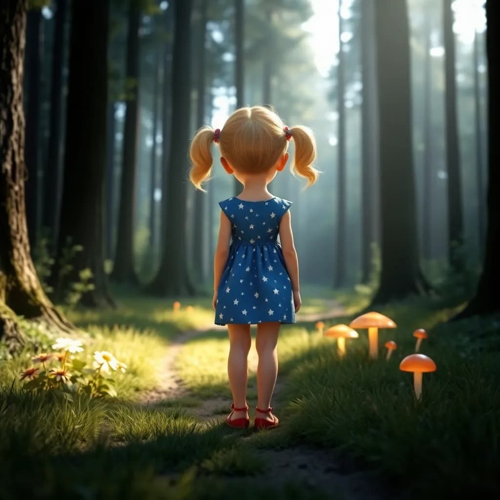 Story illustration for Sophia and the Enchanted Forest Adventure