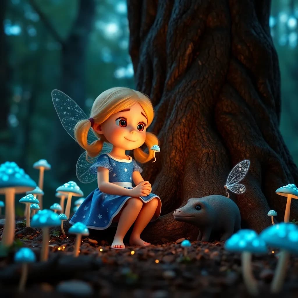 Story illustration for Sophia and the Enchanted Forest Adventure