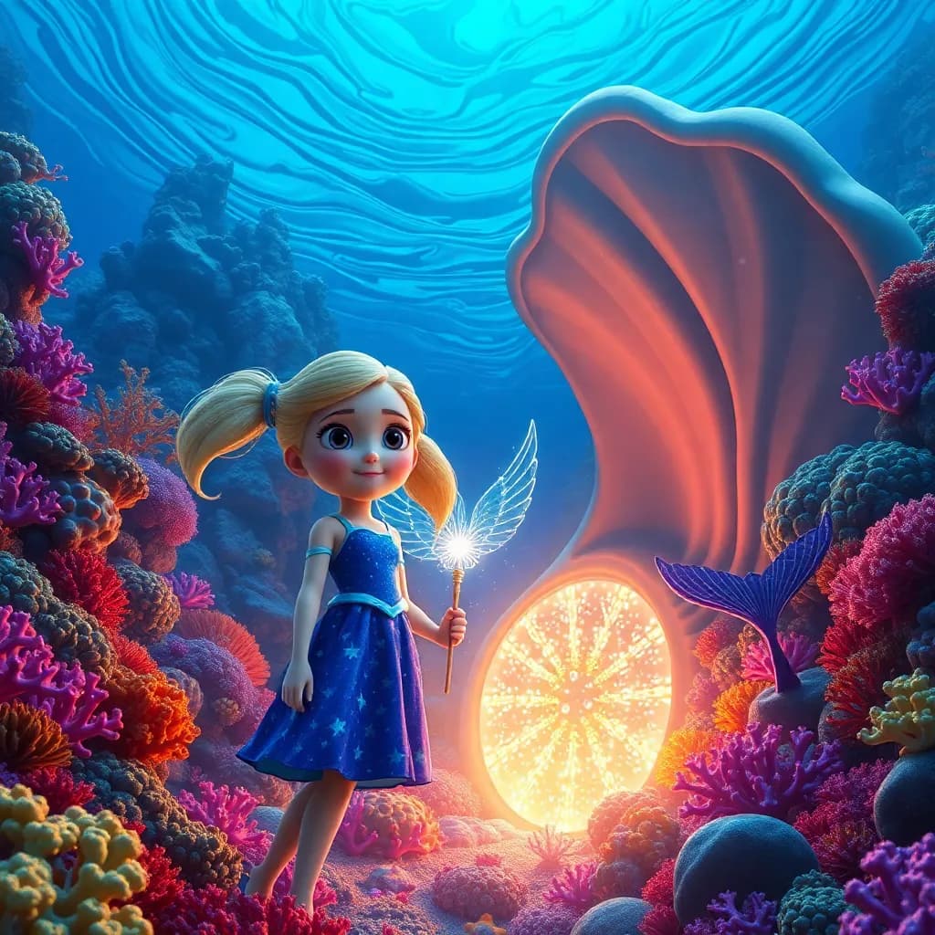 Story illustration for Sophia and the Enchanted Forest Adventure