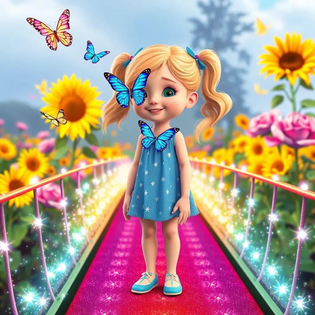 Story illustration for Sophia and the Enchanted Forest Adventure