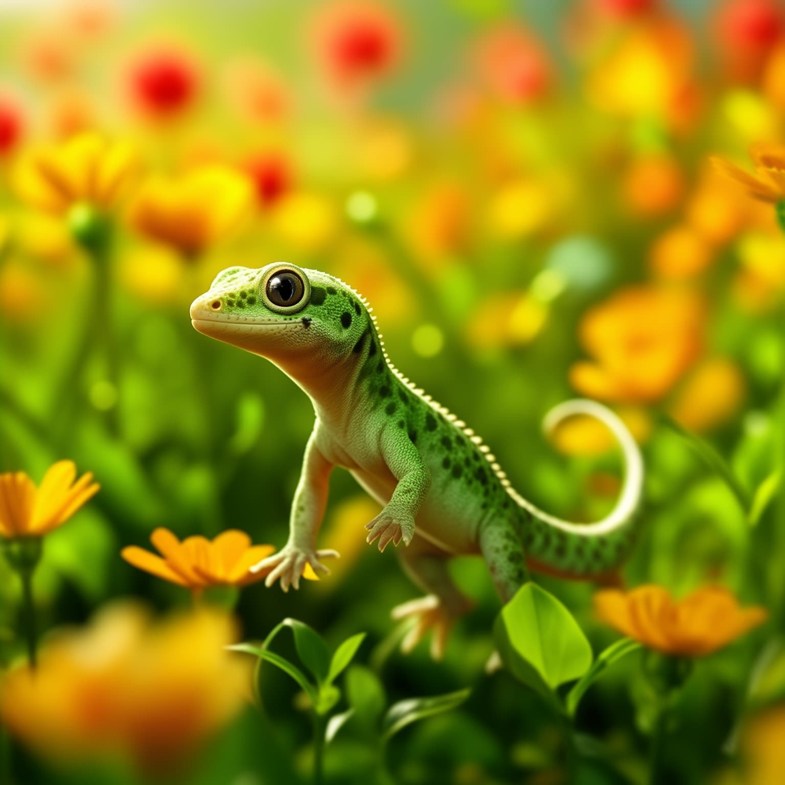 Gordie's Kaleidoscope Journey: A Flower Festival Adventure