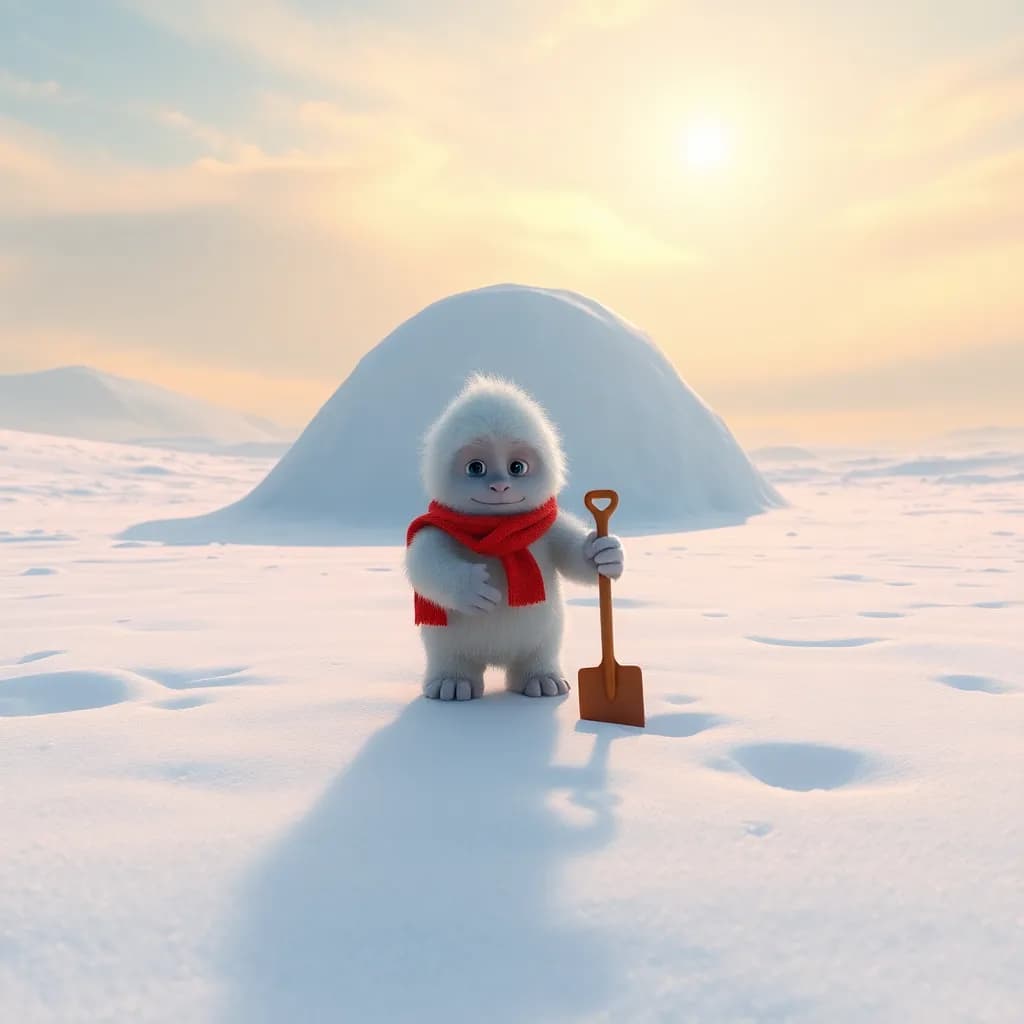 Story illustration for Rumble's Snowy Castle