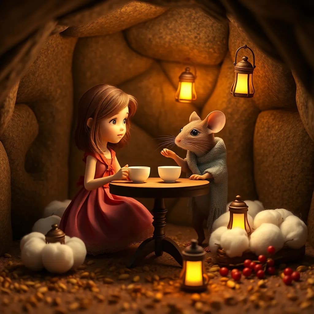 Story illustration for Thumbelina's Tiny Adventures