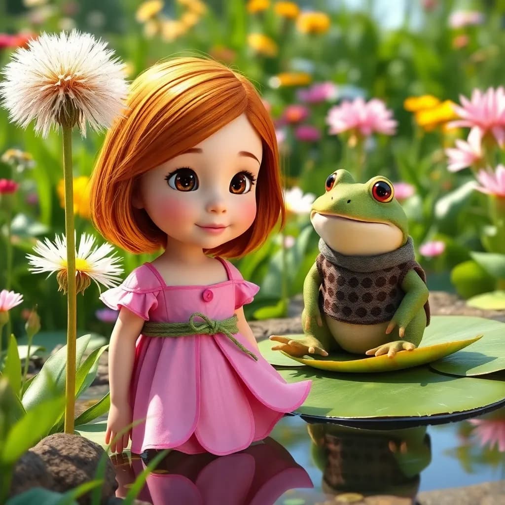 Story illustration for Thumbelina's Tiny Adventures