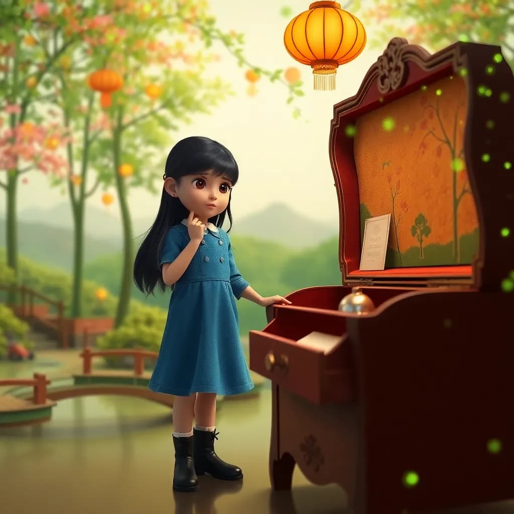 Story illustration for Alice and the Worldly Lullabies