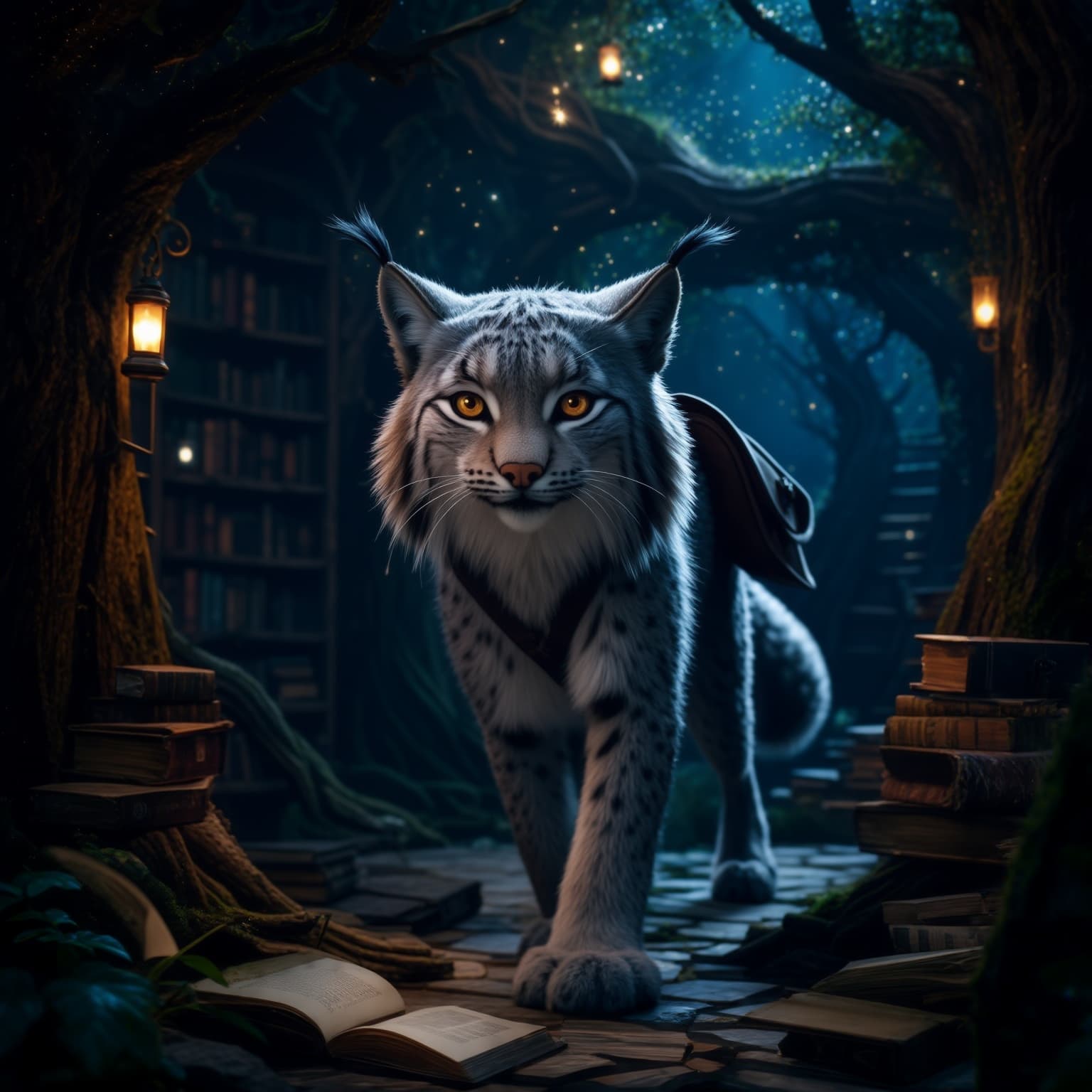 Luna's Enchanted Pursuit: The Tale of the Escaped Story Characters