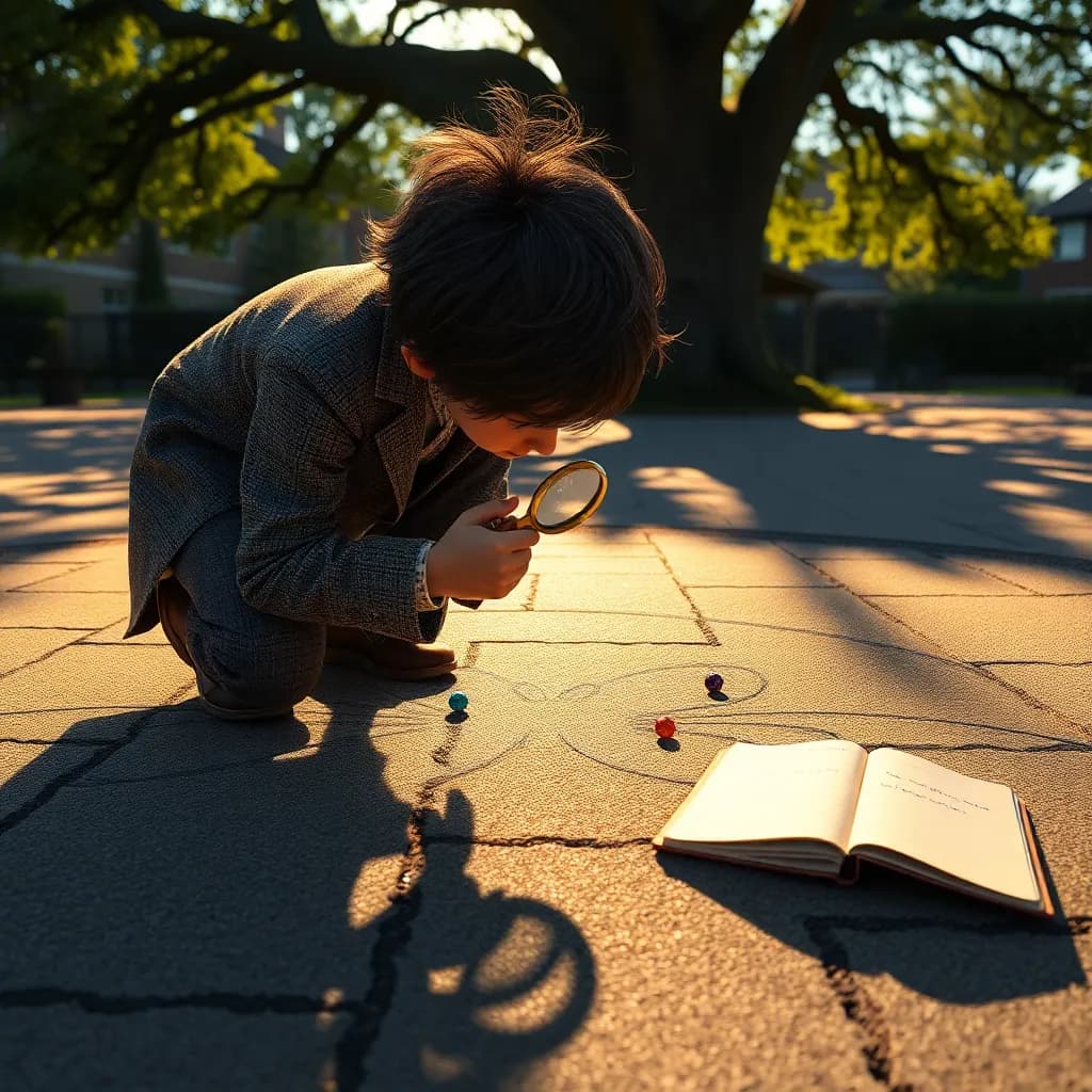 Story illustration for Sherlock's Trail of Marbles