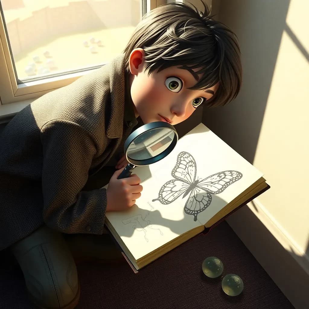 Story illustration for Sherlock's Trail of Marbles