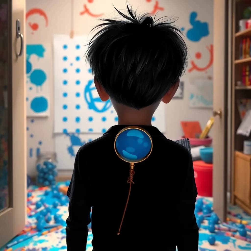 Story illustration for Sherlock's Trail of Marbles