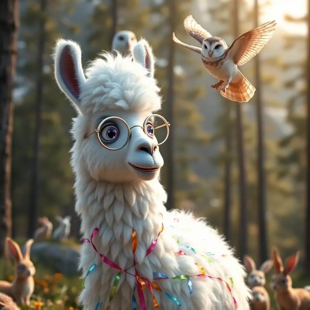 Story illustration for Boppo's Bedtime Adventure: Discovering Sleepy Secrets in the Mountains