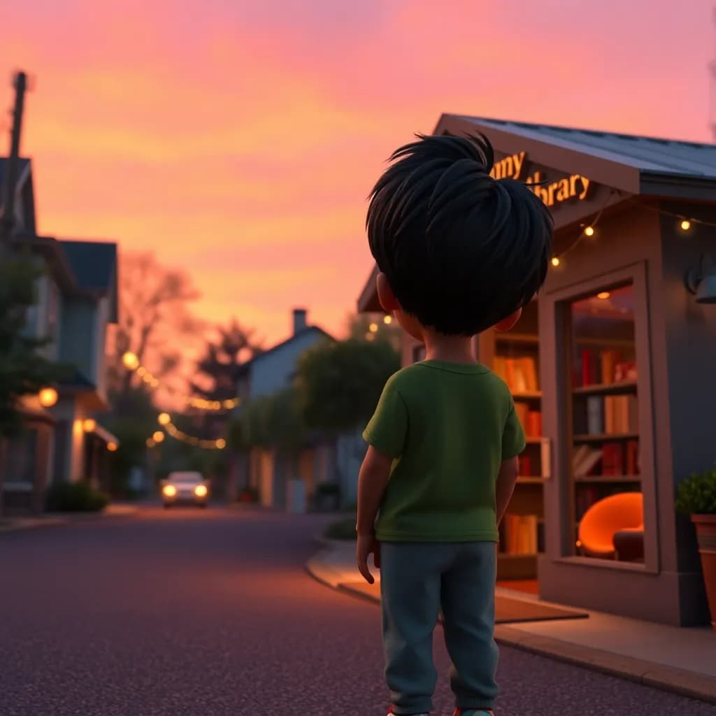 Story illustration for The Whispering Library