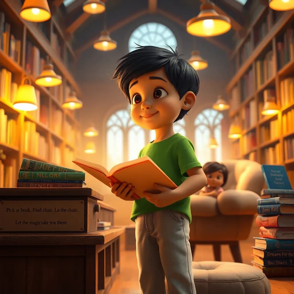 Story illustration for The Whispering Library