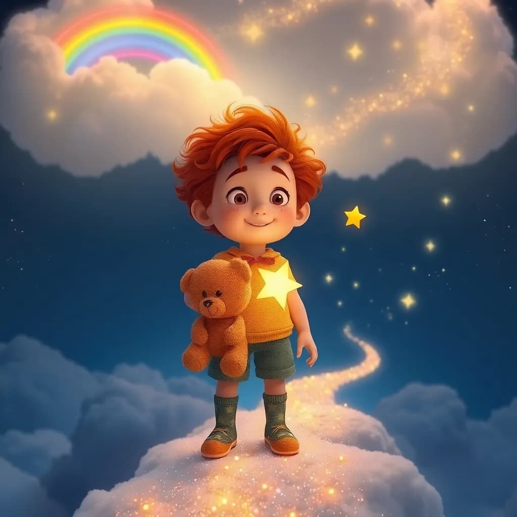 Story illustration for Max and the Midnight Cloud Castle