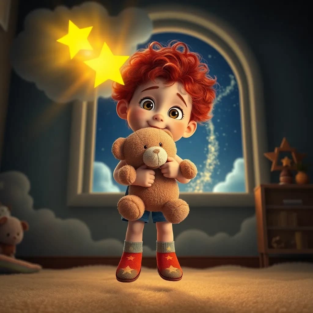 Story illustration for Max and the Midnight Cloud Castle