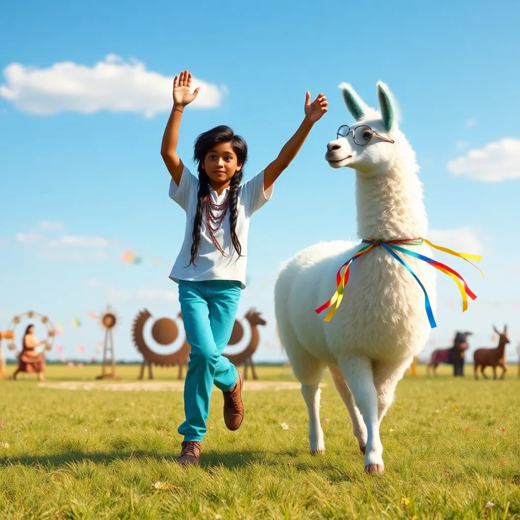 Story illustration for Boppo and Thunder Cloud: The Dance of Stories