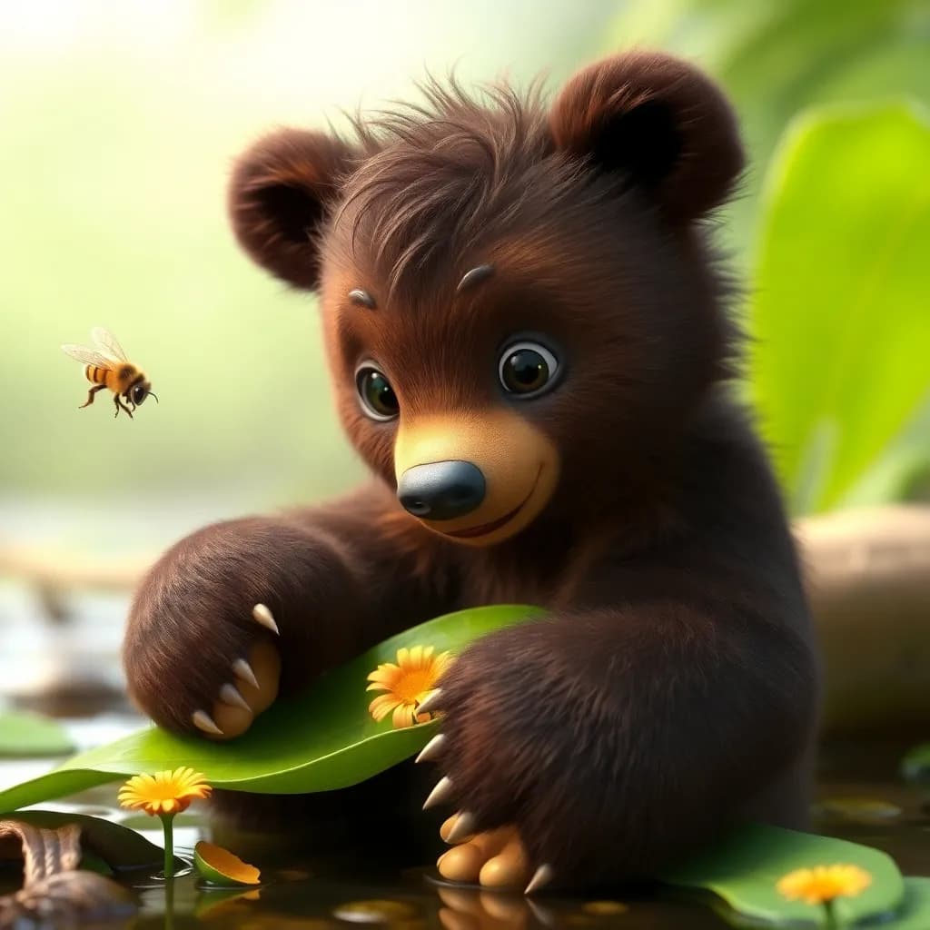 Story illustration for Bruno's Garden Journey