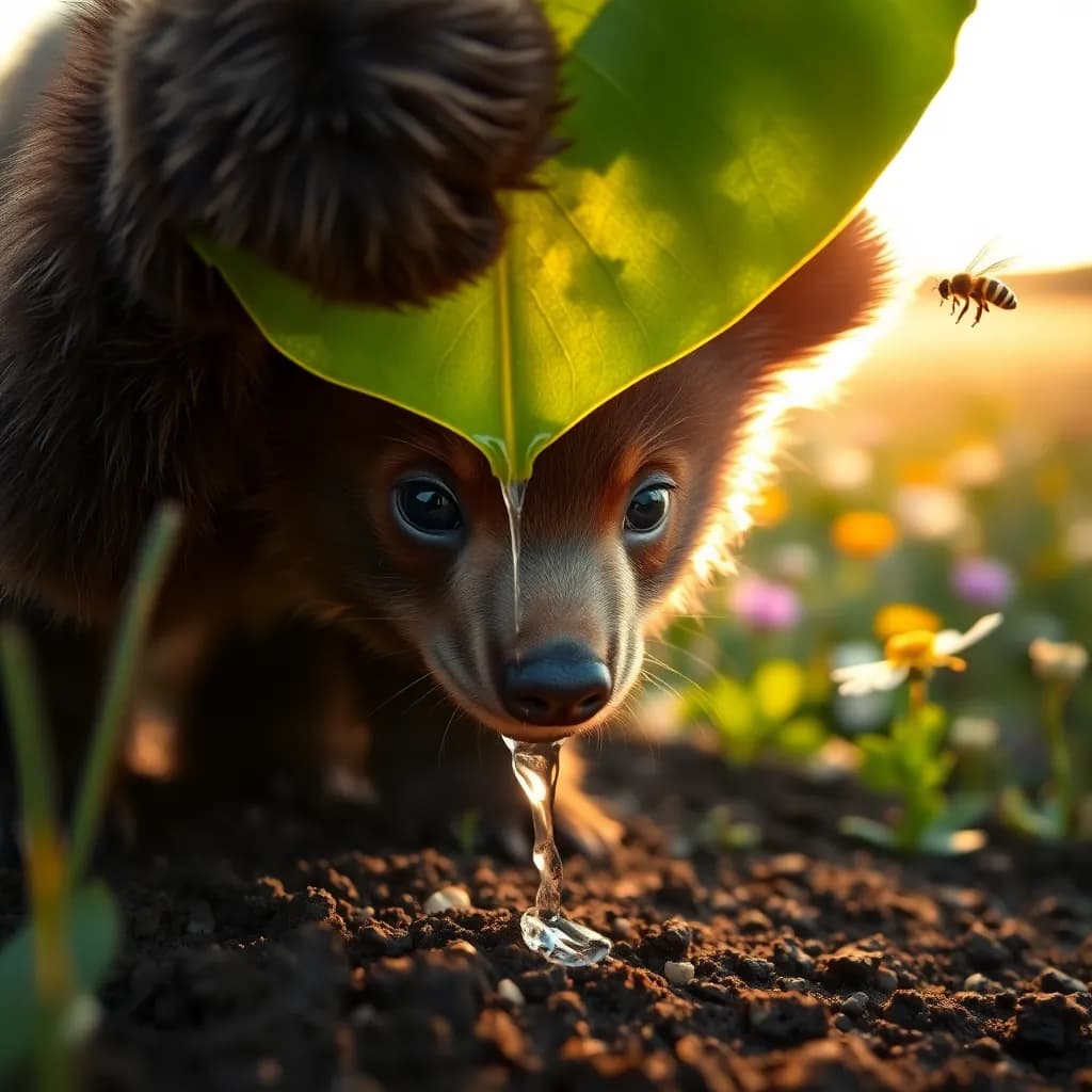 Story illustration for Bruno's Garden Journey