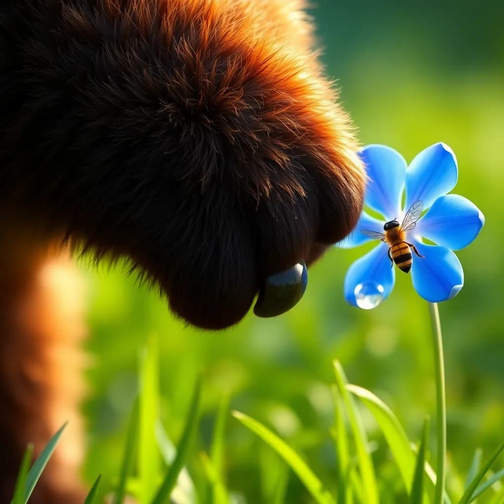 Story illustration for Bruno's Garden Journey