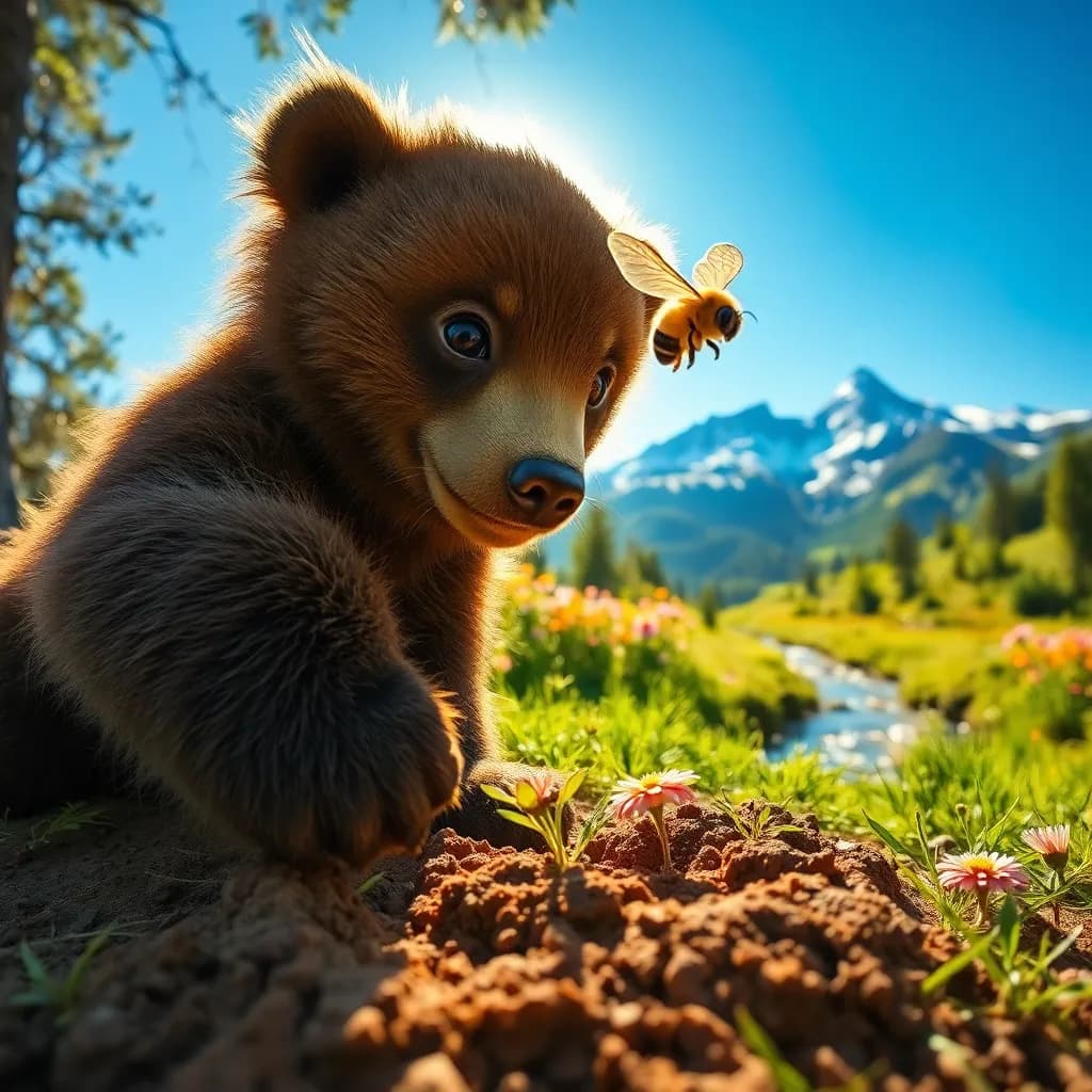 Story illustration for Bruno's Garden Journey