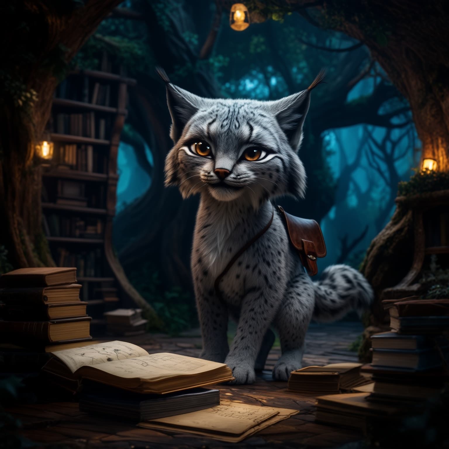 Midnight Scribbles: Luna's Bookish Enchantment