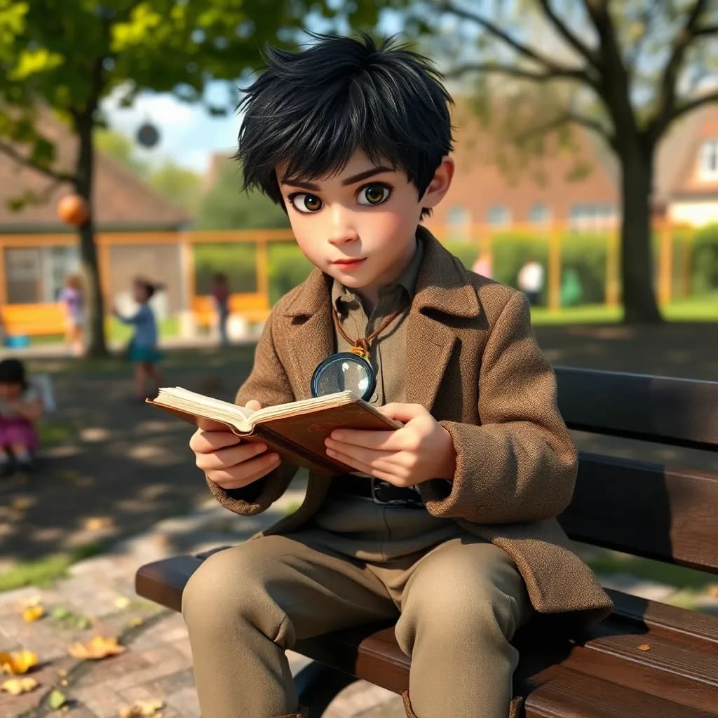 Story illustration for Sherlock Holmes and the Mystery of the Vanishing Playthings