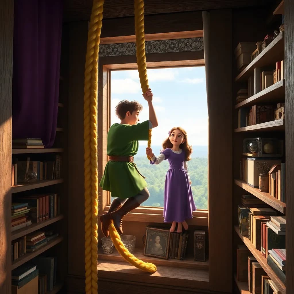 Story illustration for Rapunzel: Threads of Freedom