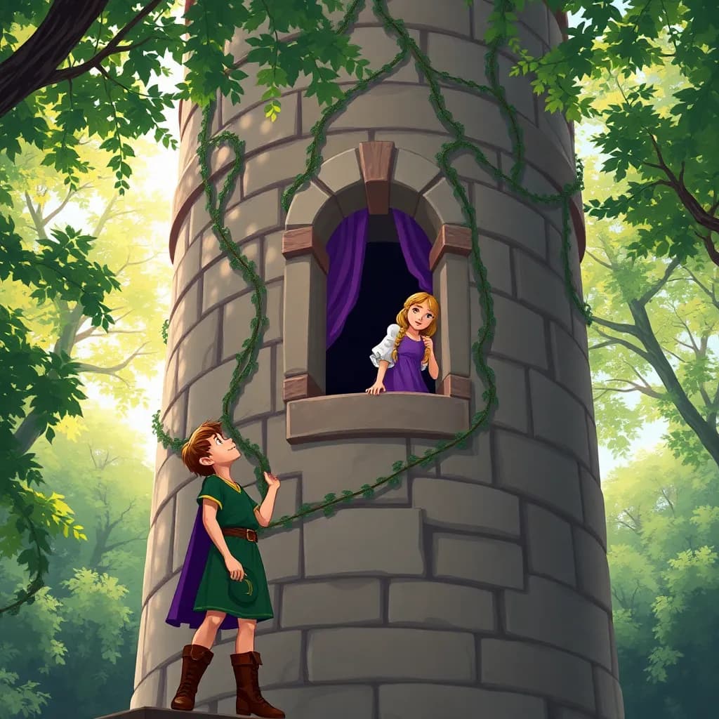 Story illustration for Rapunzel: Threads of Freedom