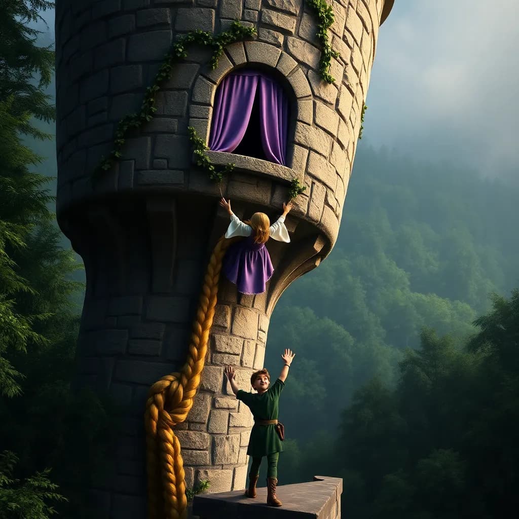 Story illustration for Rapunzel: Threads of Freedom