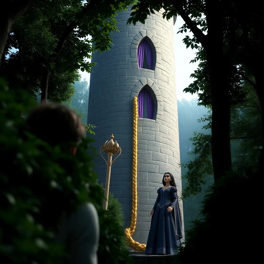 Story illustration for Rapunzel: Threads of Freedom