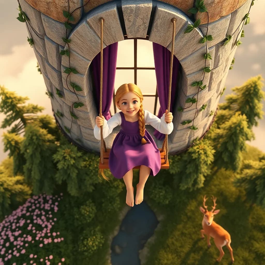 Story illustration for Rapunzel: Threads of Freedom