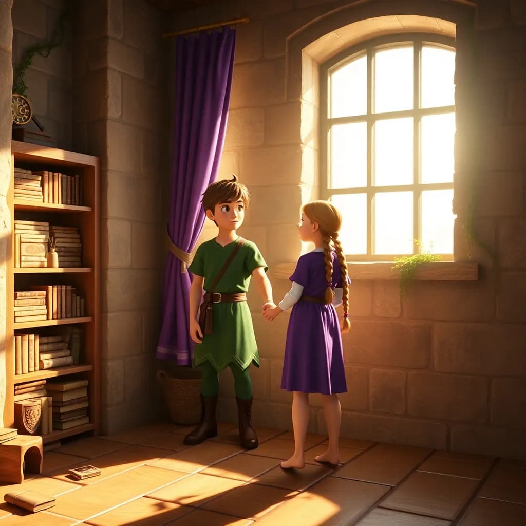 Story illustration for Rapunzel: Threads of Freedom