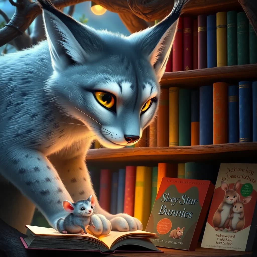 Story illustration for Luna and the Magical Bedtime Story Quest