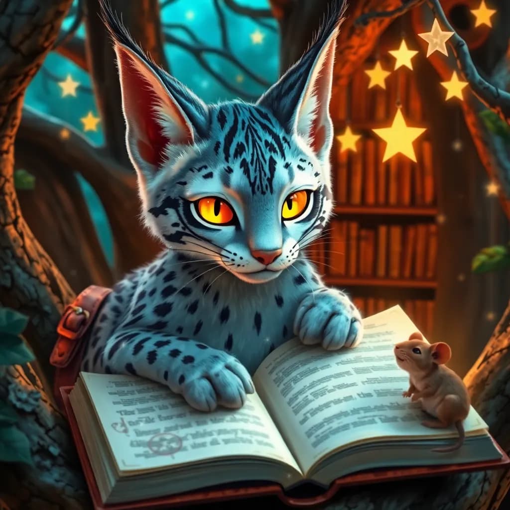 Story illustration for Luna and the Magical Bedtime Story Quest