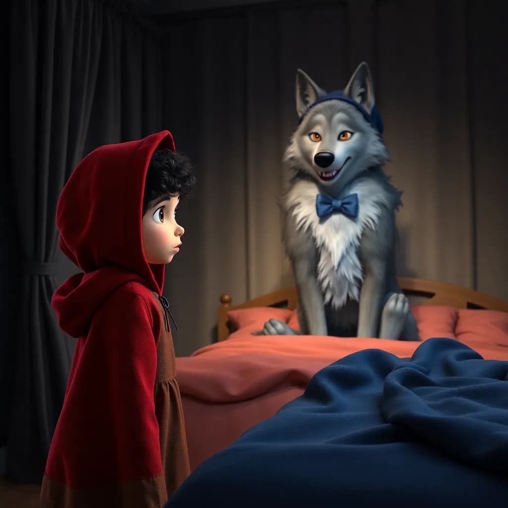 Story illustration for Little Red's Woodland Adventure