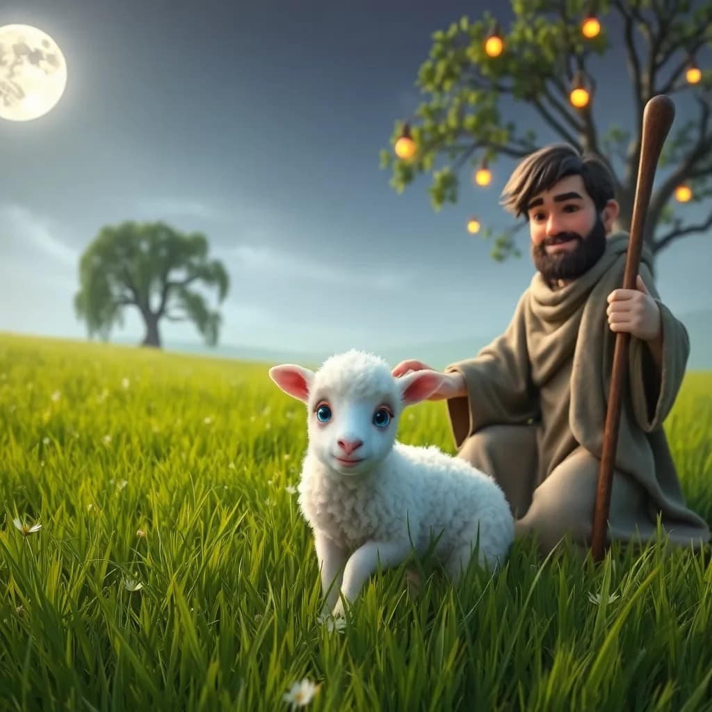 Story illustration for Leo and the Shepherd of Trust