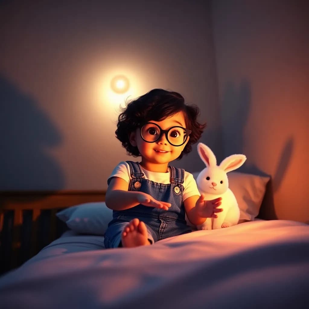 Story illustration for Mira and the Guardian of Light