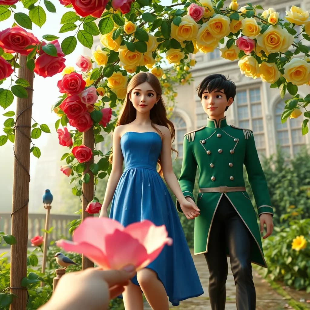 Story illustration for The Royal Test of the Pea