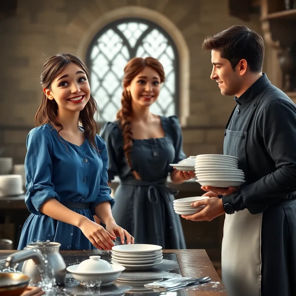 Story illustration for The Royal Test of the Pea