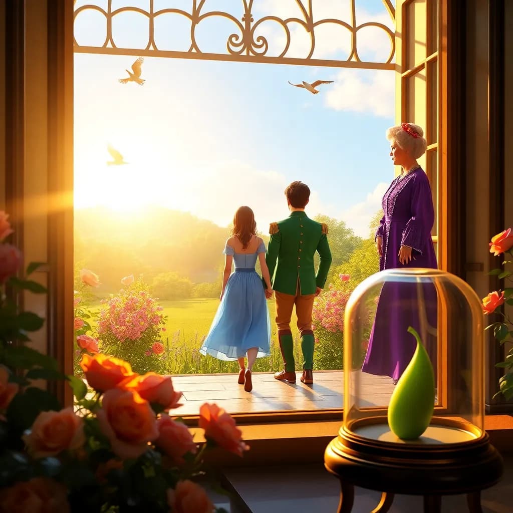 Story illustration for The Royal Test of the Pea