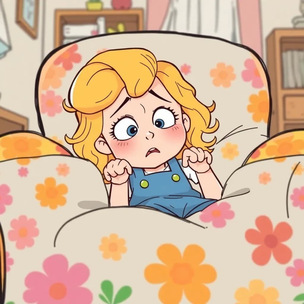 Story illustration for Goldilocks and the Bears' Cottage Adventure