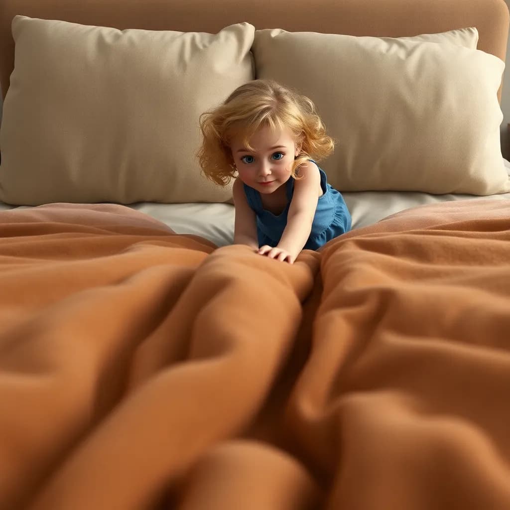 Story illustration for Goldilocks and the Bears' Cottage Adventure