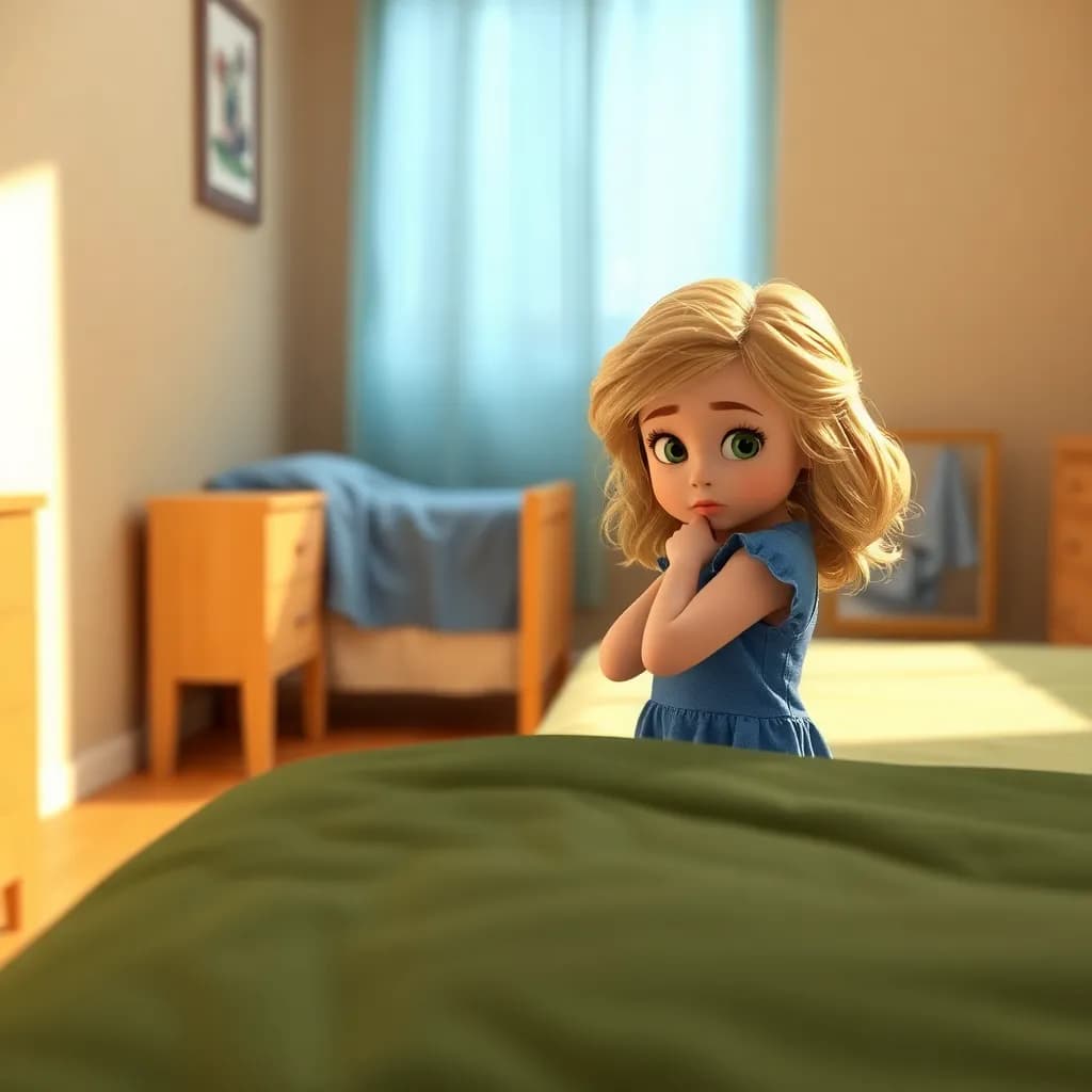 Story illustration for Goldilocks and the Bears' Cottage Adventure