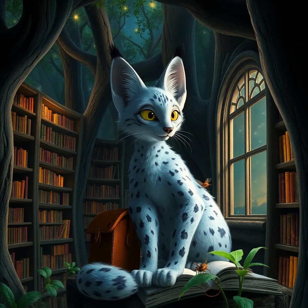 Story illustration for Luna and the Noisy Cricket