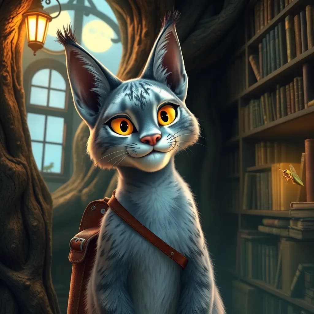 Story illustration for Luna and the Noisy Cricket