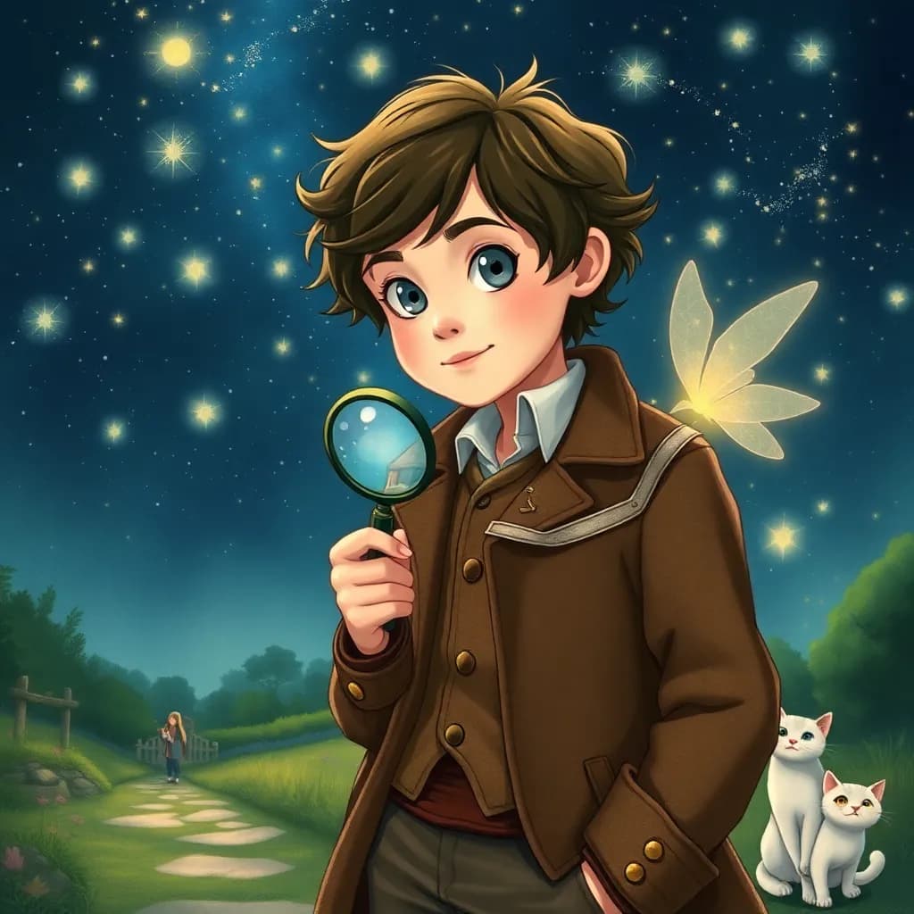 Story illustration for Sherlock Holmes and the Case of the Missing Stars