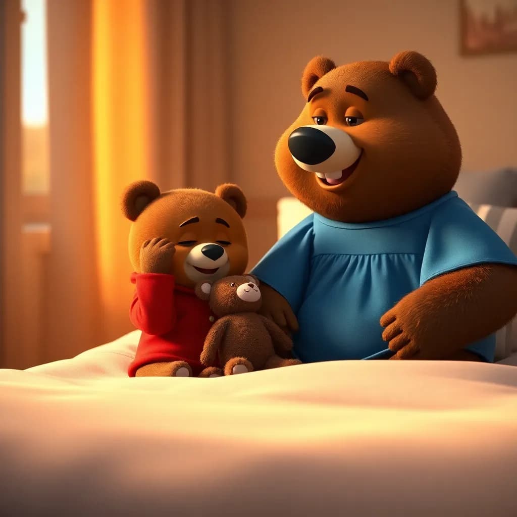 Story illustration for Goodnight, Little Bear