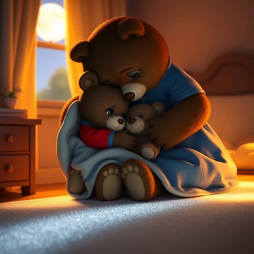 Story illustration for Goodnight, Little Bear