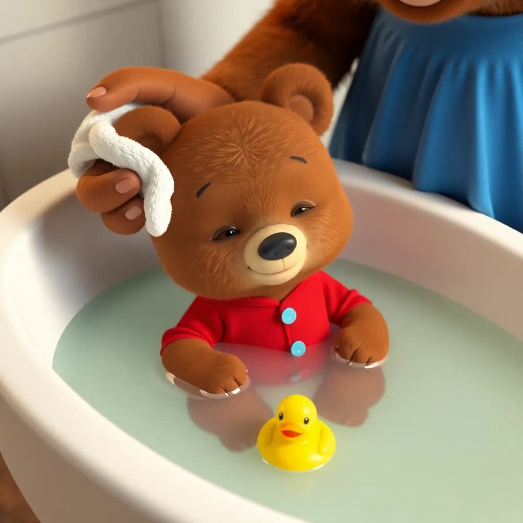 Story illustration for Goodnight, Little Bear